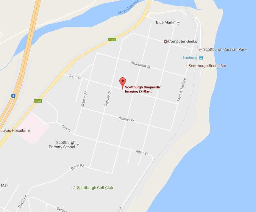 Scottburgh Diagnostic Imaging Map